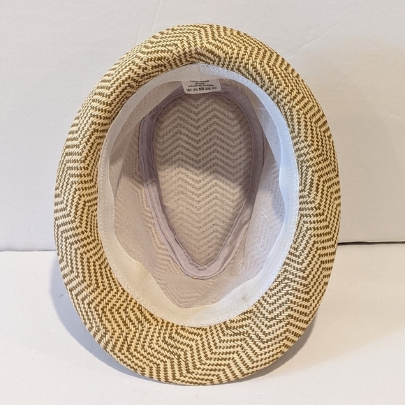 GOORIN Bros men’s 100% paper cream fedora hat - Picture 6 of 8